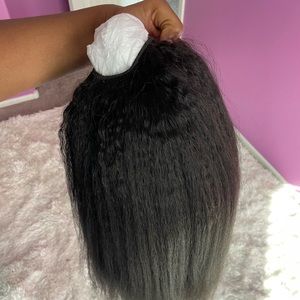 U part yaki wig -22inches natural Brazilian